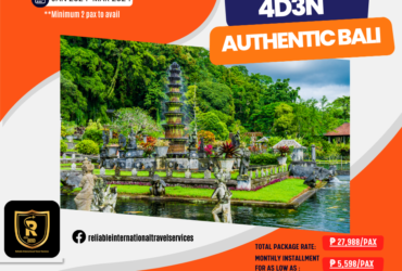4D3N AUTHENTIC BALI INDONESIA