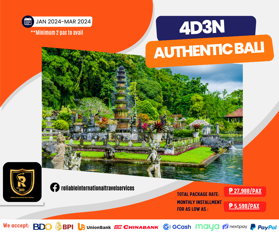 4D3N AUTHENTIC BALI INDONESIA