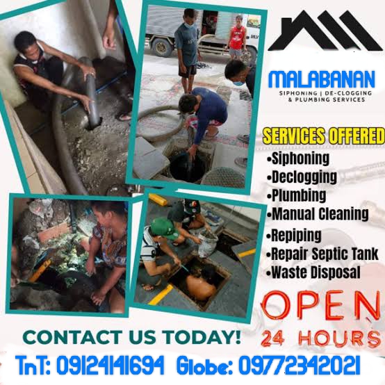 MALABANAN SIPHONING SEPTIC TANK PLUMBING AND DECLOGGING SERVICES