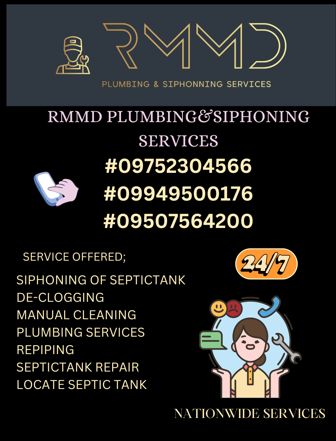 SILANG CAVITE RMMD PLUMBING&SIPHONING SERVICES#09949500176