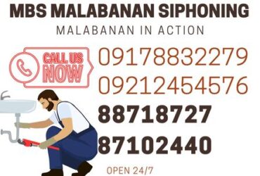 MALABANAN SIPHONING AND PLUMBING SERVICES  ALL PLACES IN MANILA  09212454576