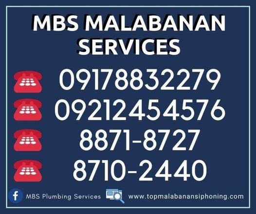MALABANAN SIPHONING AND PLUMBING SERVICES  ALL PLACES IN MANILA  09212454576