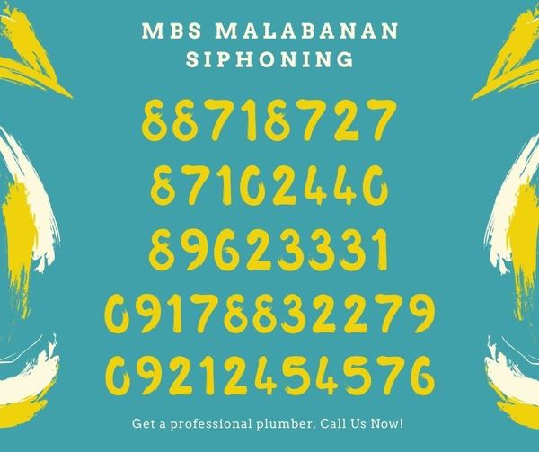 MALABANAN SIPHONING AND PLUMBING  SERVICES  09212454576