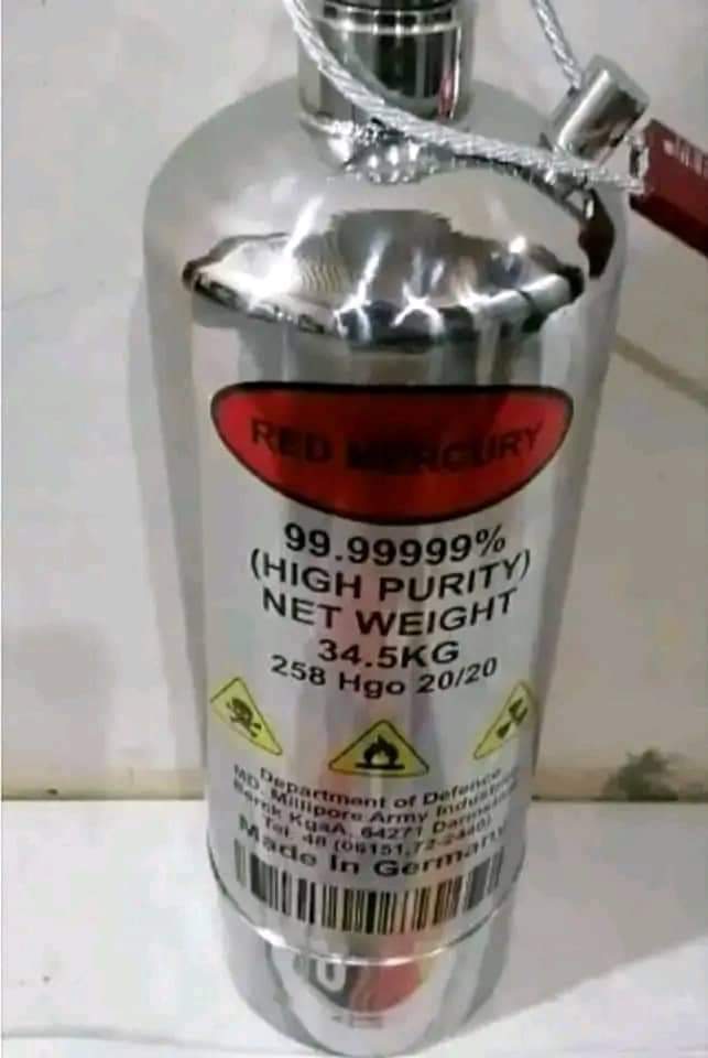 Mercure liquide rouge pur à vendre