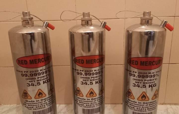Mercure liquide rouge 20/20