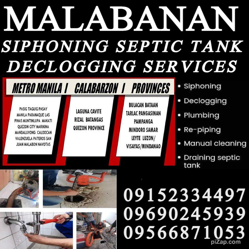 MALABANAN PLUMBING /DECLOGGING SERVICES 09152334497