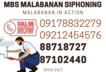 MALABANAN SIPHONING AND PLUMBING SERVICES  METRO MANILA 09212454576