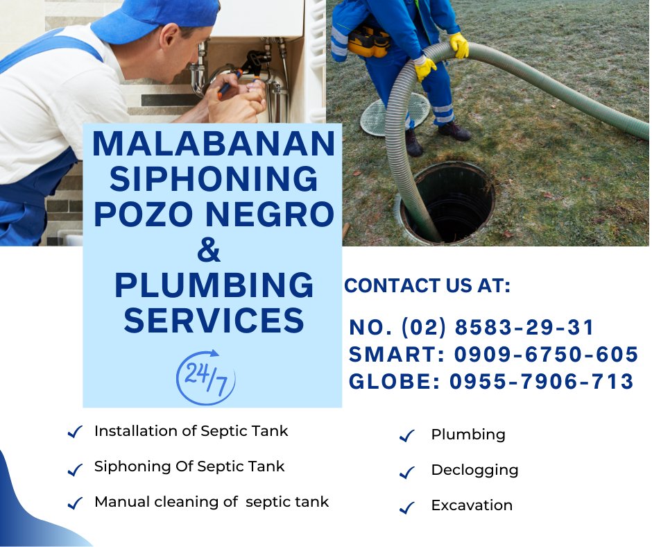 Malabanan Siphoning Pozo Negro Septic Tank Services  09557906713  Las Pinas
