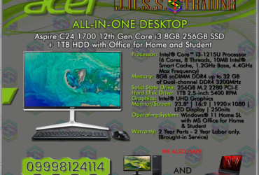 ACER ALL-IN-ONE-DESKTOP-PC | ASPIRE C24 1700 12TH & 13TH GEN CORE i3, i5, i7