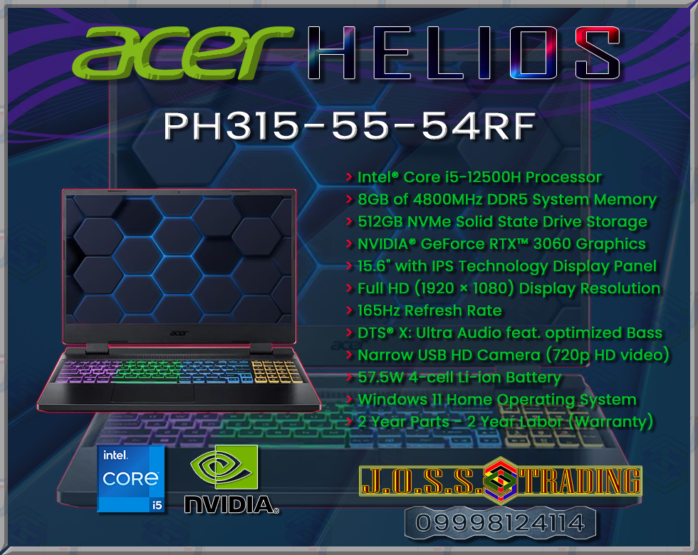 ACER PREDATOR HELIOS 300 GAMING NOTEBOOK-LAPTOP