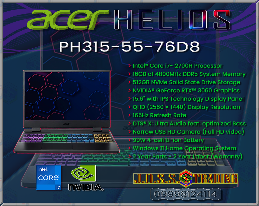 ACER PREDATOR HELIOS 300 GAMING NOTEBOOK-LAPTOP