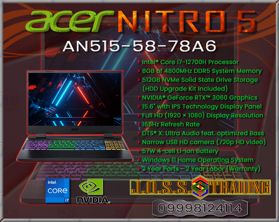 ACER PREDATOR NITRO GAMING NOTEBOOK-LAPTOP