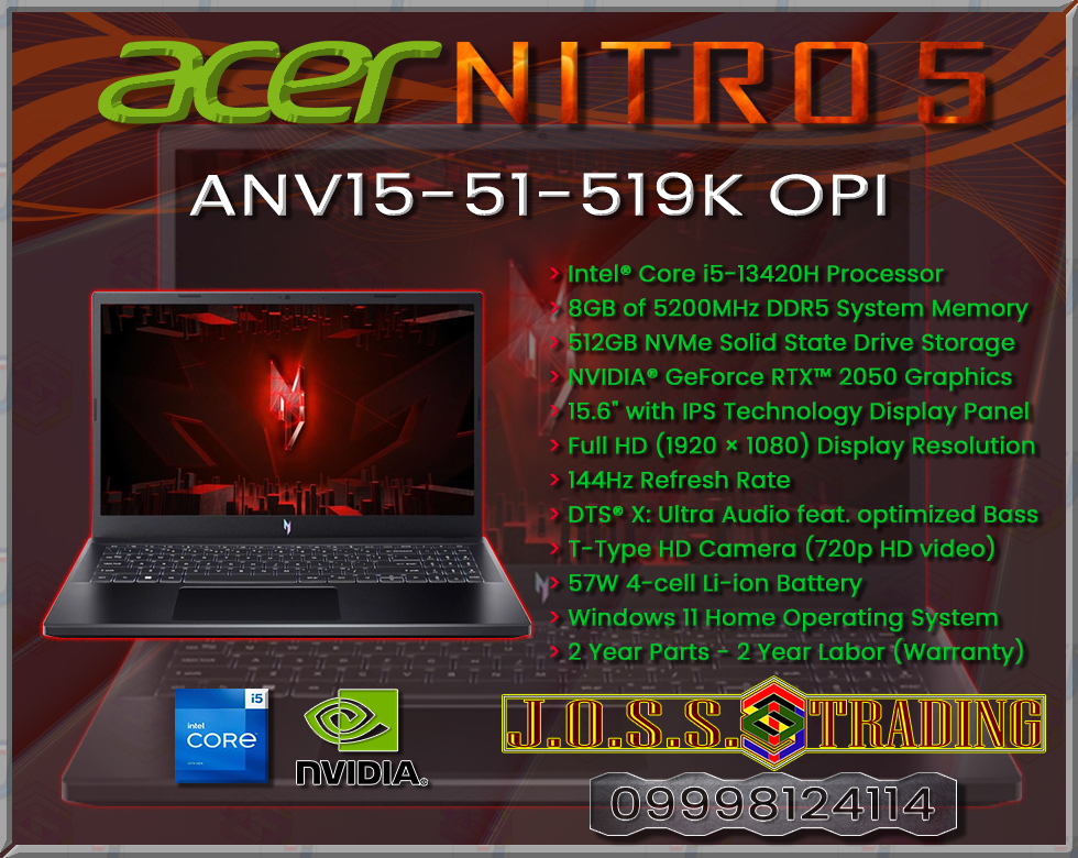 ACER PREDATOR NITRO GAMING NOTEBOOK-LAPTOP