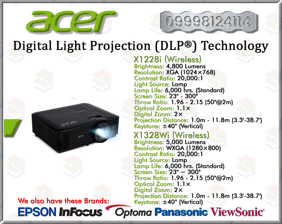 ACER PROJECTOR | DIGITAL LIGHT PROJECTION (DLP®) TECHNOLOGY