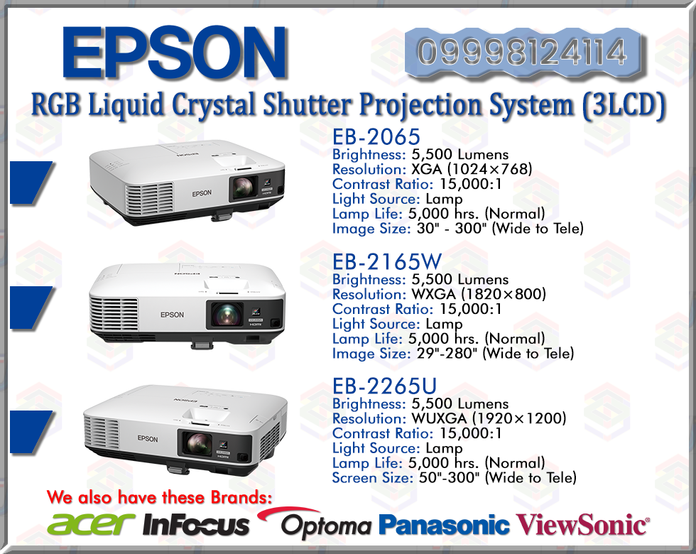 EPSON PROJECTOR | 3LCD TECHNOLOGY