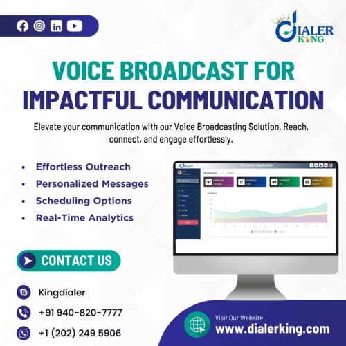 DIALER KING – Elevate Your Communication with Voice Broadcasting