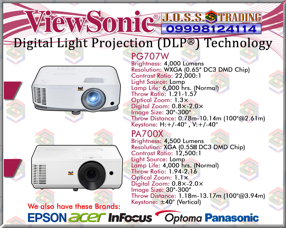 VIEWSONIC (DLP) PROJECTOR | PA503S/PA503SE/PA503W