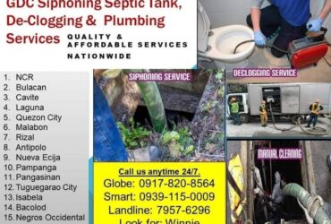 GDC MANDALUYONG MALABANAN DECLOGGING POZO NEGRO SERVICES 7957 6296
