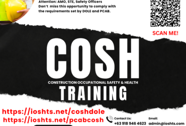 COSH Training DOLE Accredited Safety Officer 2 SO2 PCAB AMO STE