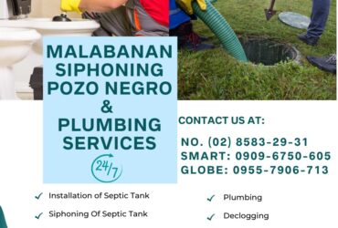Iloilo City Malabanan Siphoning Plumbing Services 09303152543