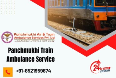 Choose Panchmukhi Train Ambulance Services in Patna with Life-Care CCU Setup