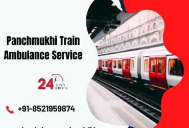 Get Panchmukhi Train Ambulance Service in Patna with Life-Care ICU Facilities