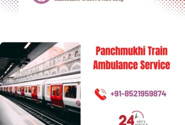 Avail Top-class Panchmukhi Train Ambulance Services in Ranchi for Quick Patient Journey