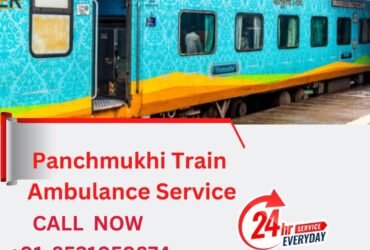 Take Top-Notch Panchmukhi Train Ambulance Service in Patna with Advanced Medical Care