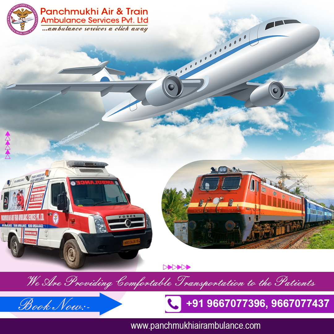With Unique Medical Care Book Panchmukhi Air Ambulance from Guwahati