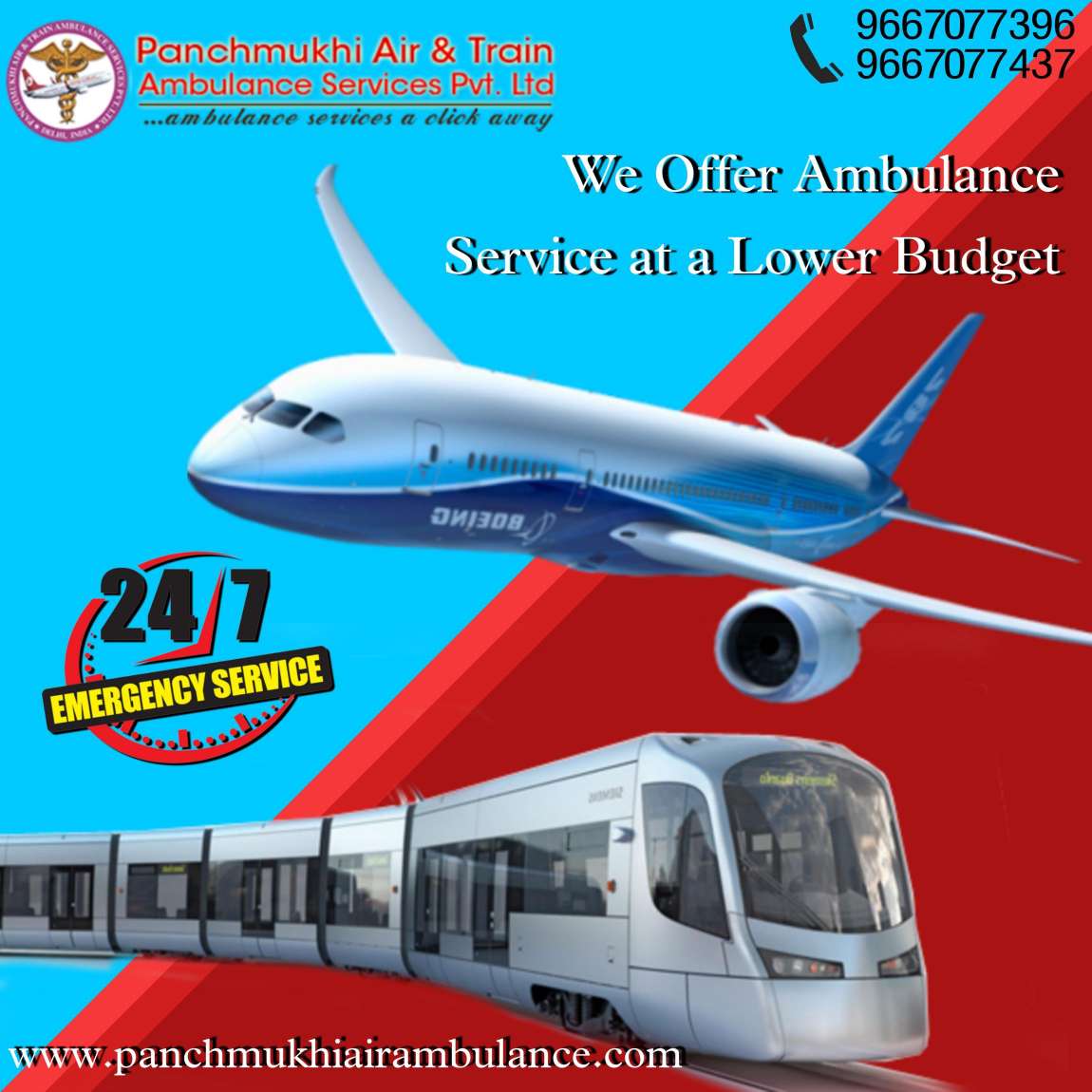 Choose Panchmukhi Air Ambulance Services in Bhopal with Superb Medical Amenities