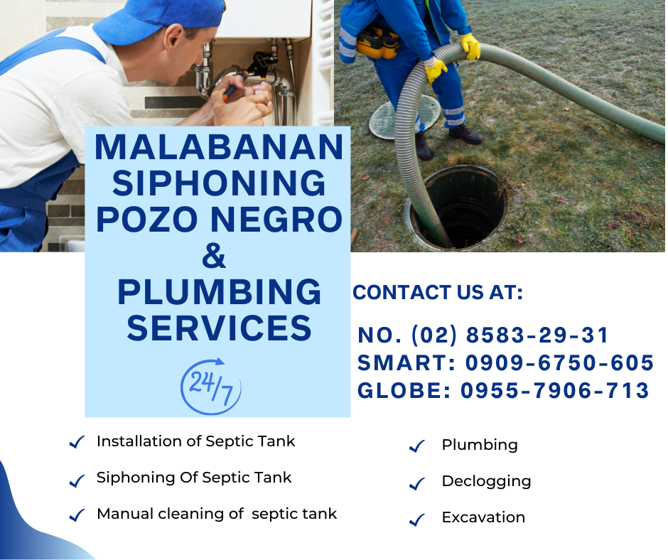 Quezon City Malabanan Siphoning Plumbing Services 85832931/09096750605