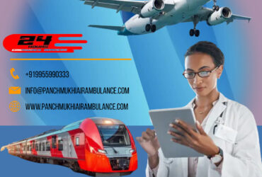 Hire Panchmukhi Train Ambulance Service in Patna for the Best ICU Facilities