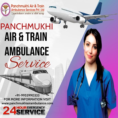 Avail Panchmukhi Train Ambulance Service in Guwahati for State-of-the-art ICU Facilities