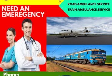 Avail of Panchmukhi Train Ambulance Service in Patna for Modern ICU Facilities