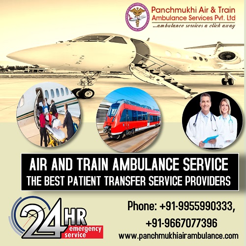 Get Panchmukhi Train Ambulance Service in Dibrugarh for the Life-saving Patient journey