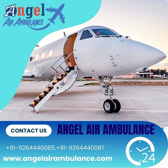Book Trusted and Quick Angel Air Ambulance Service in Indore with Hi-Tech ICU