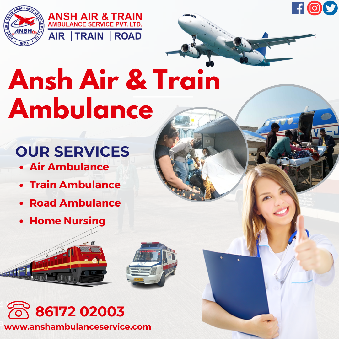 Ready and Up-to-Date: Ansh Air Ambulance Service in Kolkata for Critical Situations