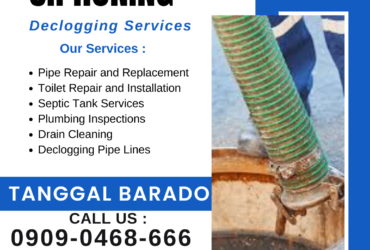 QUEZON CITY DECLOGGING TANGGAL BARADO SERVICES 0909-046-8666