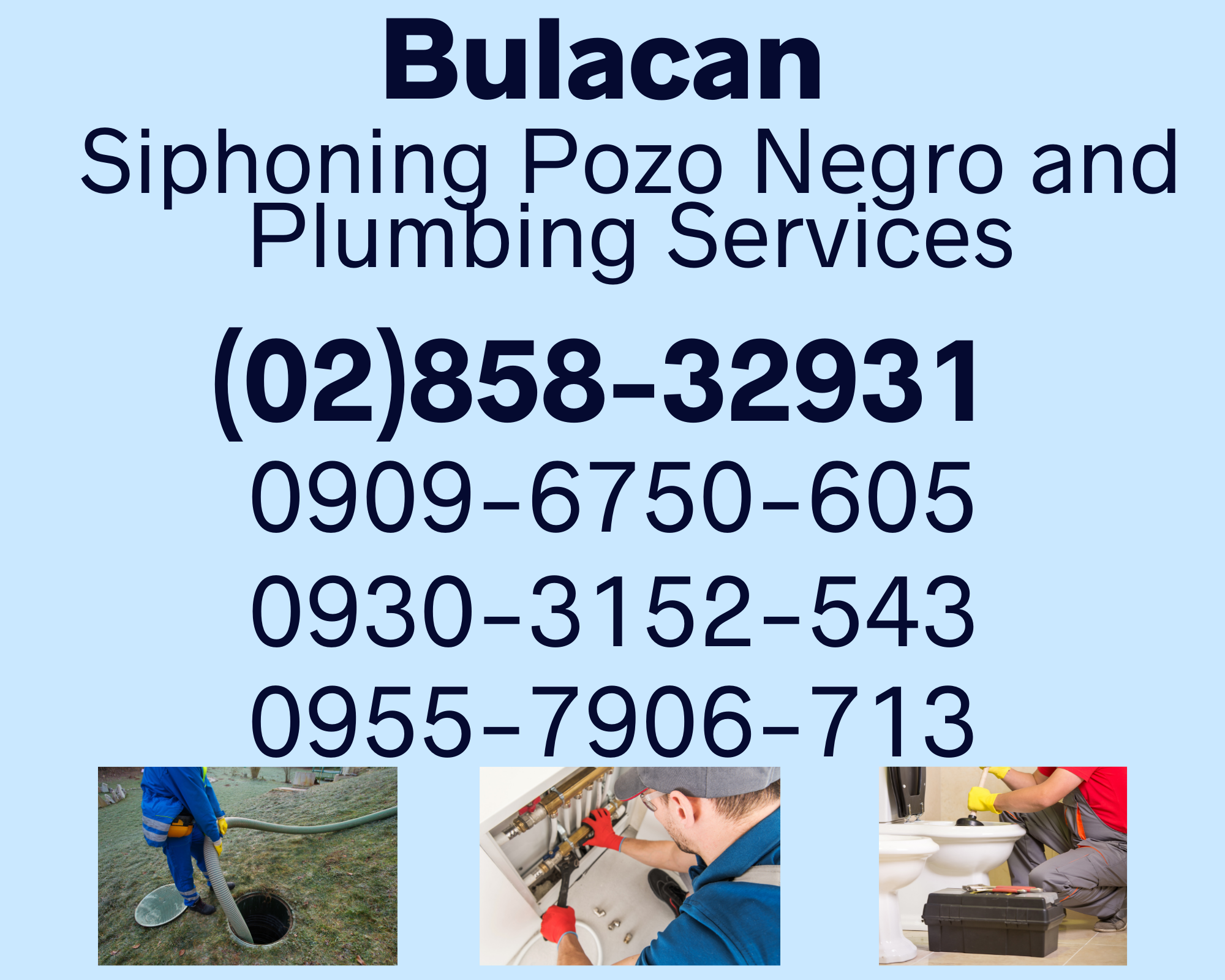 Bulacan Malabanan Siphoning Plumbing Services 85832931/09096750605
