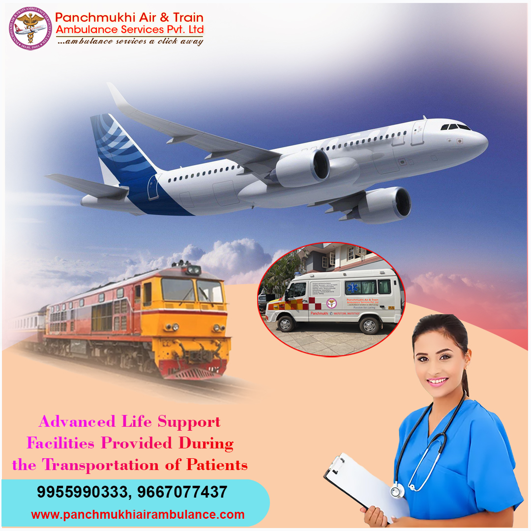 Obtain Panchmukhi Air Ambulance Services in Delhi with Excellent Medical Accessories