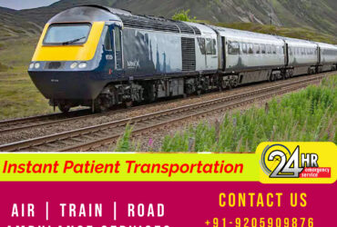 Take Falcon Emergency Train Ambulance Service in Ranchi for Hi-tech ICU Setup