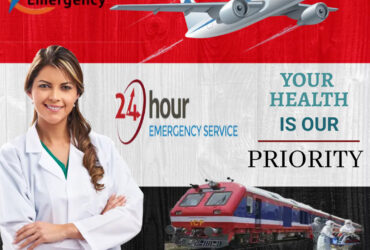 Hire a World-class Falcon Emergency Train Ambulance Service in Kolkata with ICU Facilities