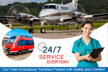 Avail of Falcon Emergency Train Ambulance Service in Guwahati for the Advanced Medical Facilities