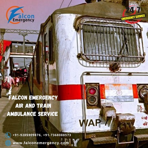 Choose Falcon Emergency Train Ambulance Service in Patna for Quick Patient Transfer