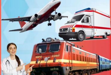 Hire Advanced Panchmukhi Air and Train Ambulance Services in Delhi with Life-saving Medical Facilities