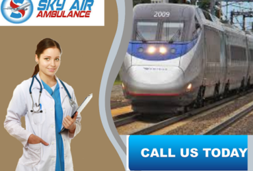 Get Sky Train Ambulance Service In Ranchi With Trust Medical Staff