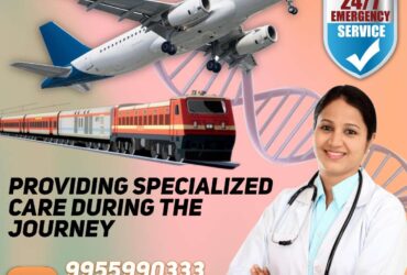 Take Panchmukhi Air Ambulance Services in Dibrugarh with Superb Medical Support