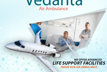 With Top Medical Crew Select Vedanta Air Ambulance from Delhi