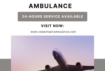 With ICU Specialists Use Vedanta Air Ambulance in Ranchi