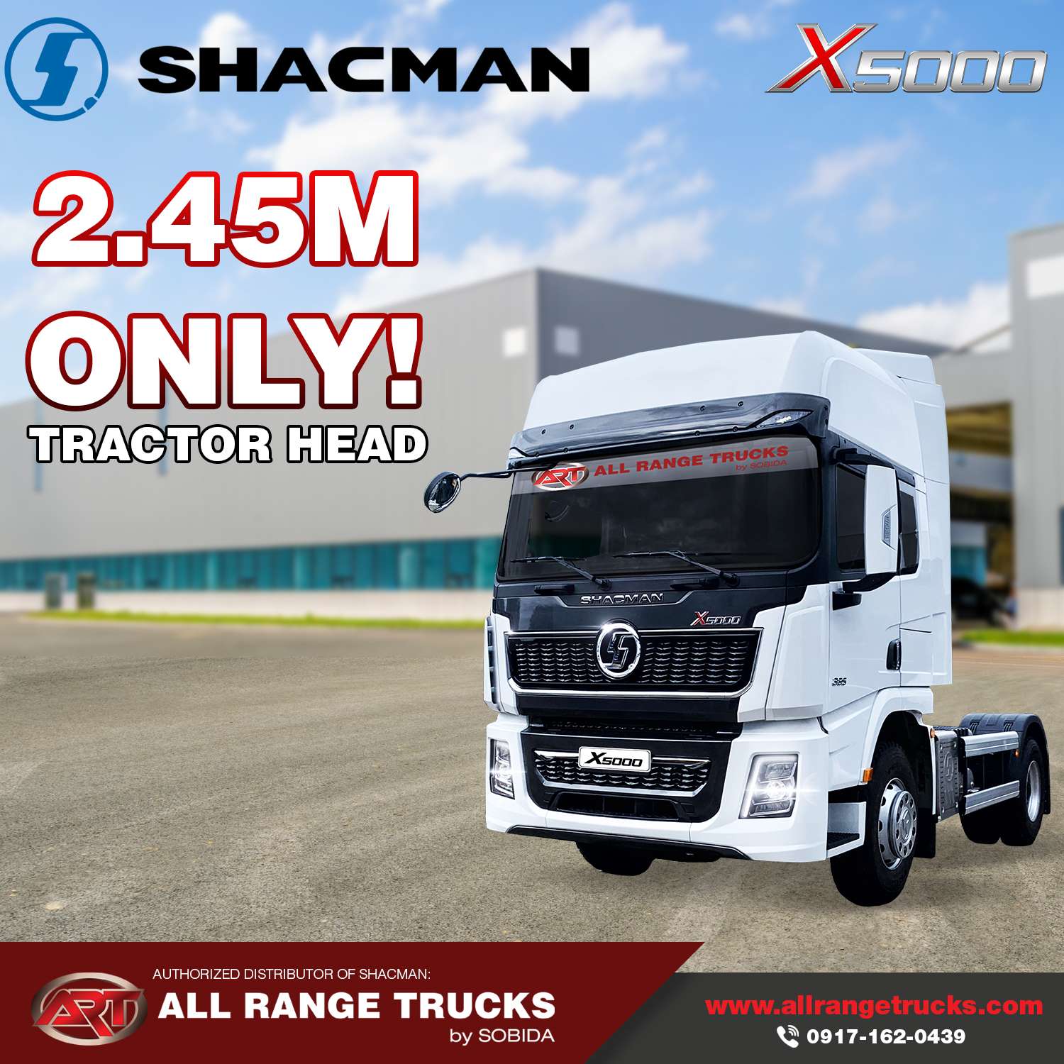 Shacman X5000 tractor head 6 wheel 4×2